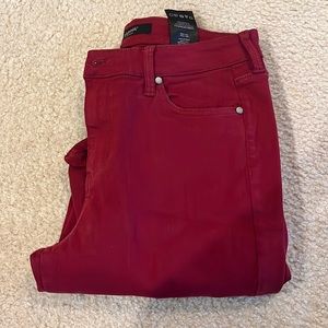 Dark Red Liverpool skinny jeans